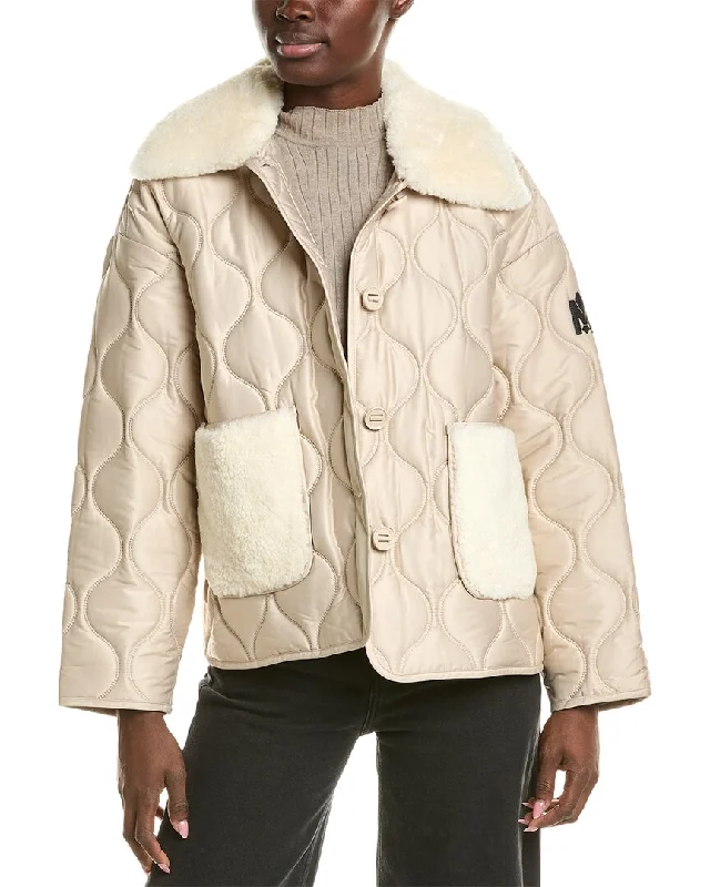 Mackage Kenzy Wool Shearling Jacket