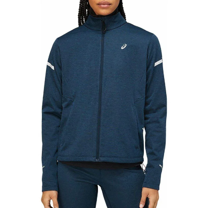 Asics Lite-Show Winter Womens Running Jacket - Navy