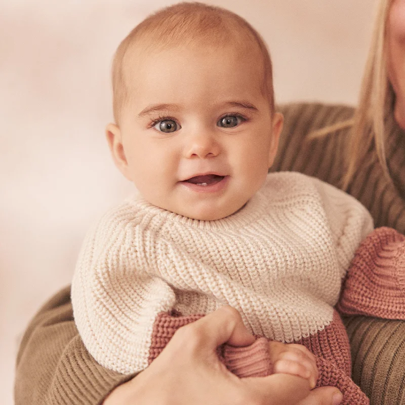 Knitted Colourblock Jumper