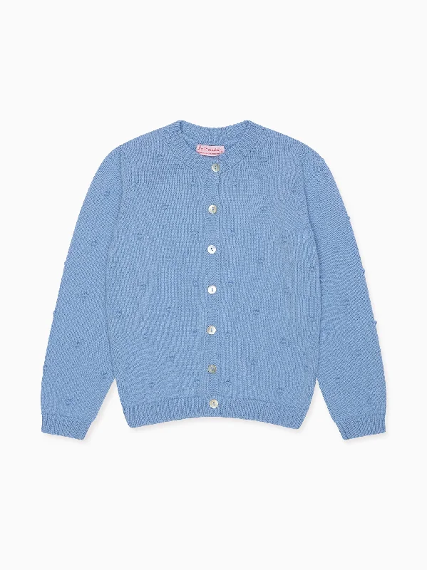 Light Blue Ramas Merino Girl Cardigan