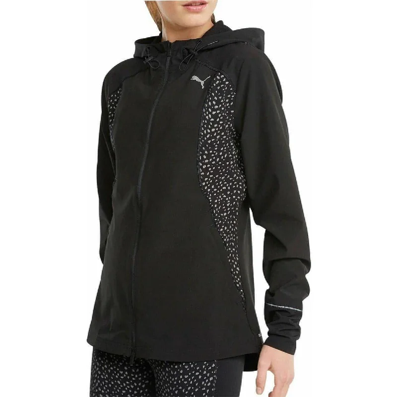 Puma Reflective Woven Womens Running Jacket - Black