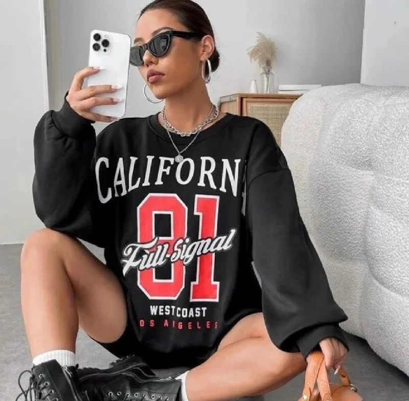 California sweatshirt oversized