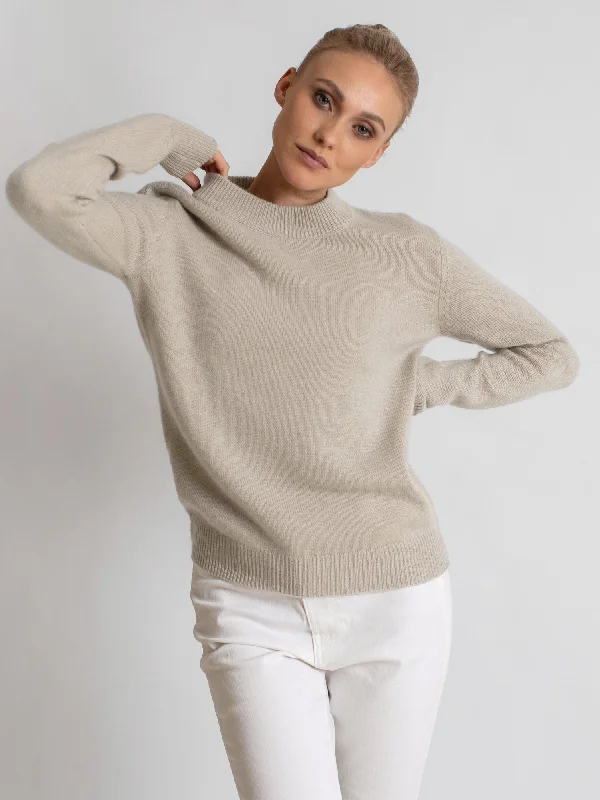 Cashmere sweater "Sofia long" - ginger