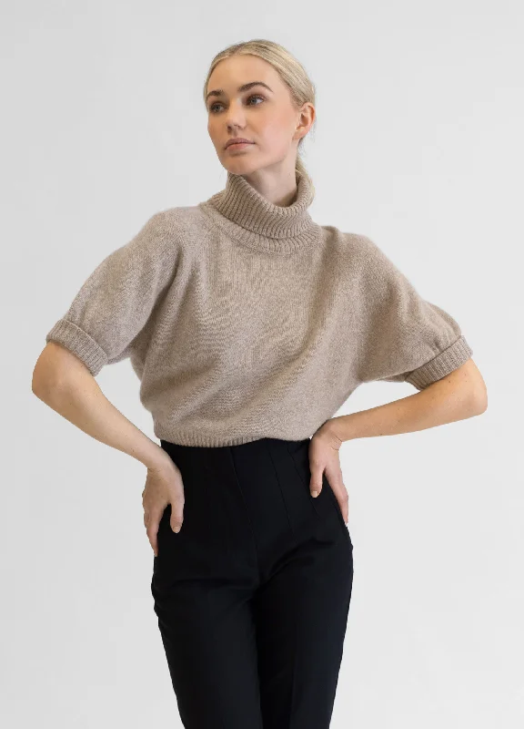 Cashmere sweater "Una" - toast