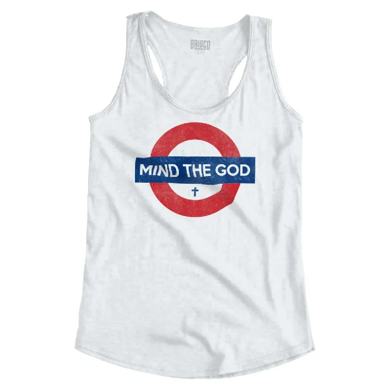 Mind The God Racerback