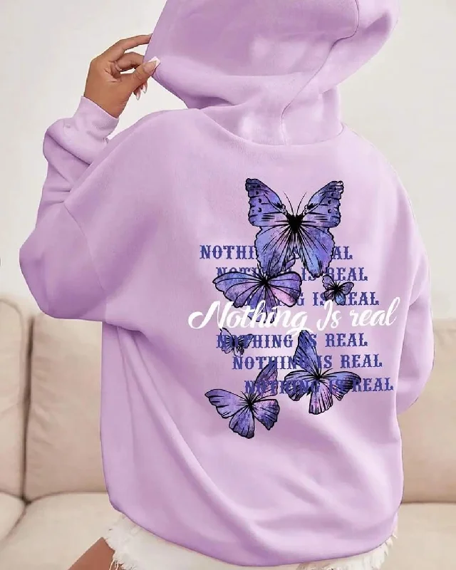 Nothing is real oversized hoodie