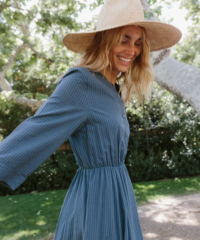 Seersucker Shirt Dress