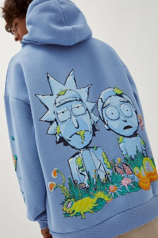 Rick and morty hoodie oversized