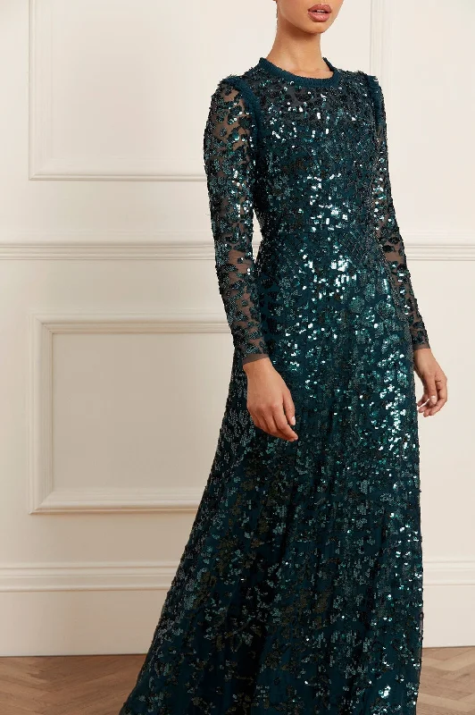 Aurelia Long Sleeve Gown