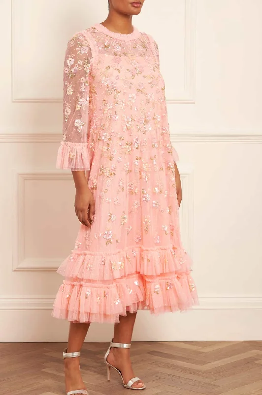 Sequin Bloom Gloss Ballerina Dress