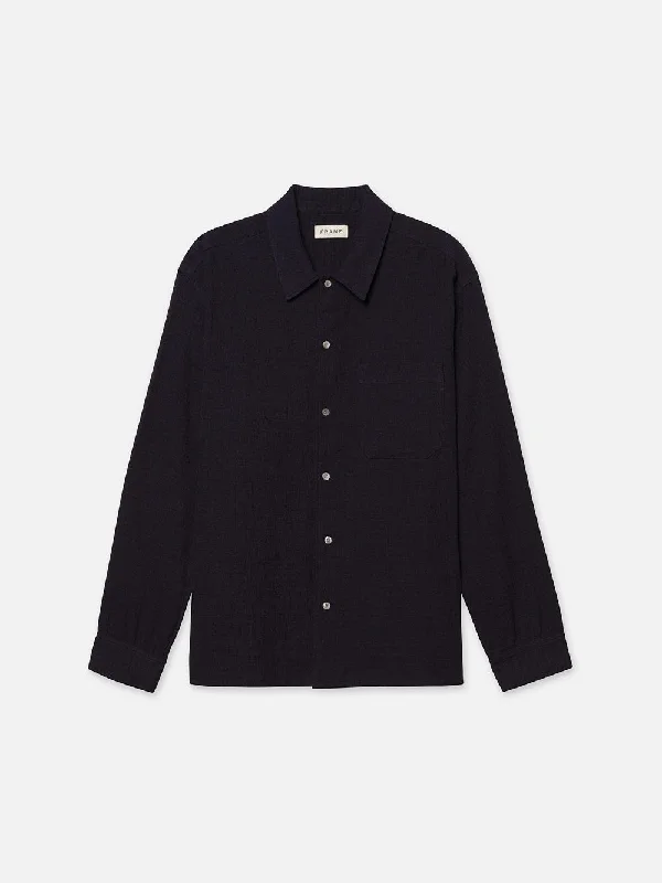 Long Sleeve Shirt -- Navy